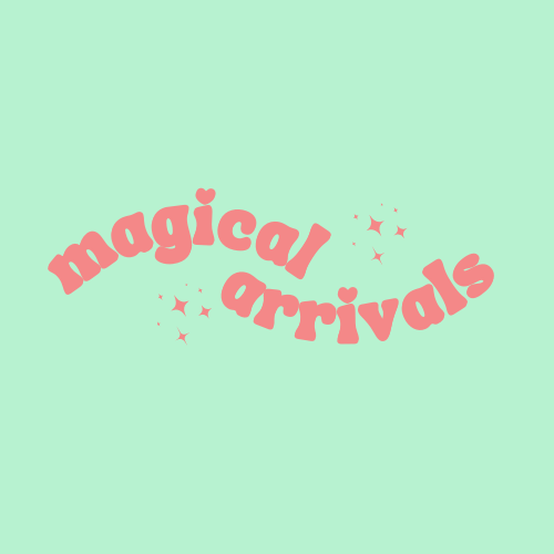 Magical Arrivals logo green bg