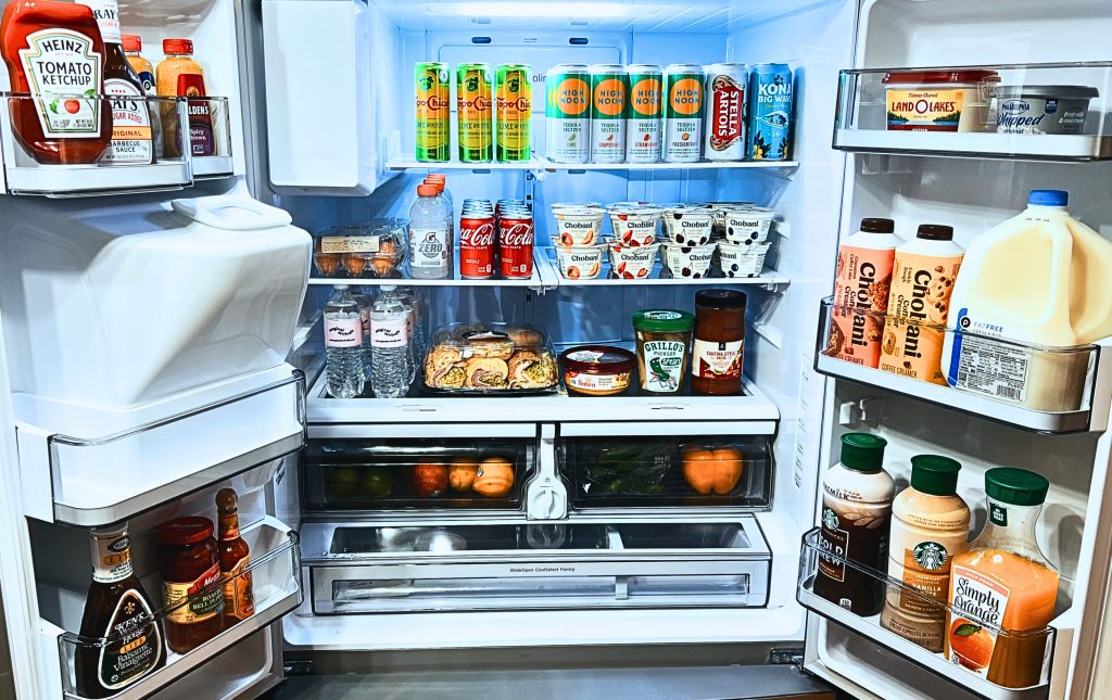 stocked fridge for vacation rental